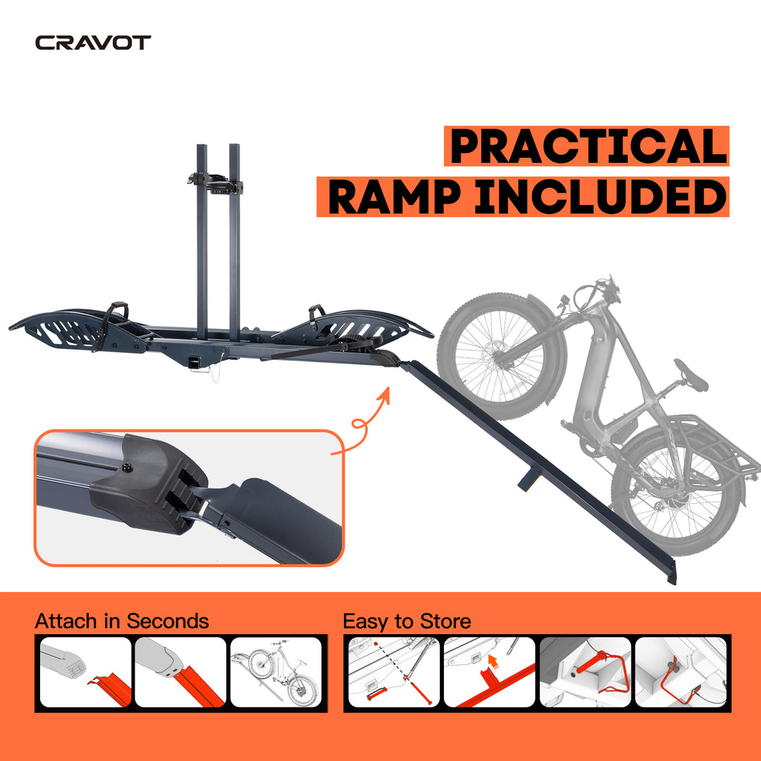 CRAVOT CyberRack E2 Hitch Bike Rack