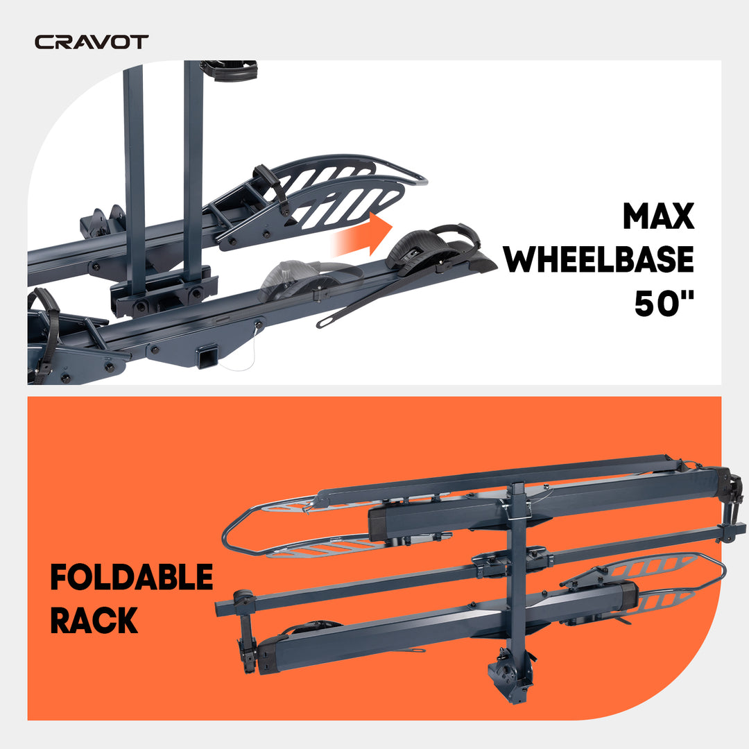 CRAVOT CyberRack E2 Hitch Bike Rack