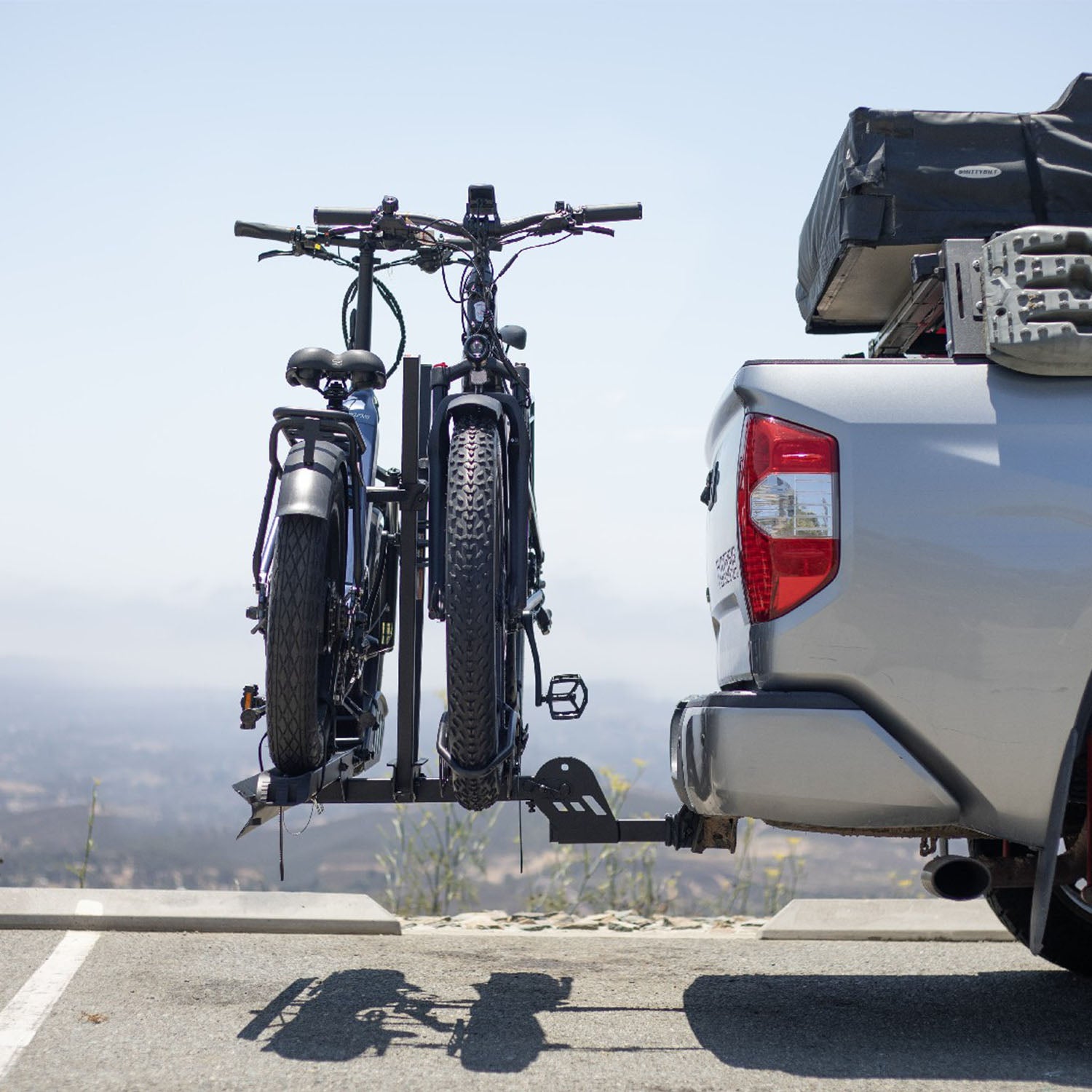 Cyber Rack CRAVOT CyberRack E2 Hitch Bike Rack – 2 E-Bikes, Ramp, 200 lbs ...