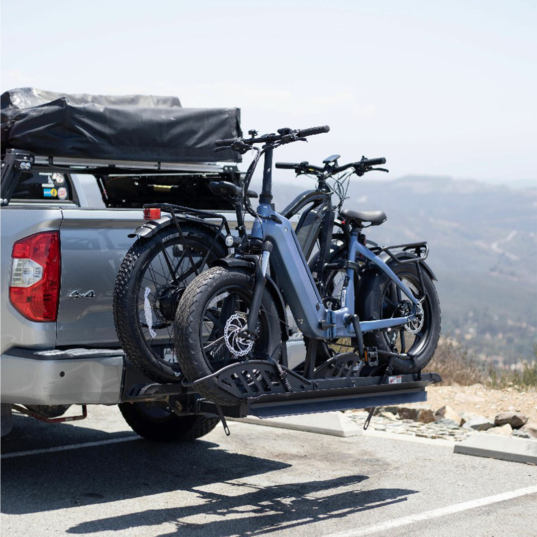 Cyber Rack CRAVOT CyberRack E2 Hitch Bike Rack – 2 E-Bikes, Ramp, 200 lbs ...