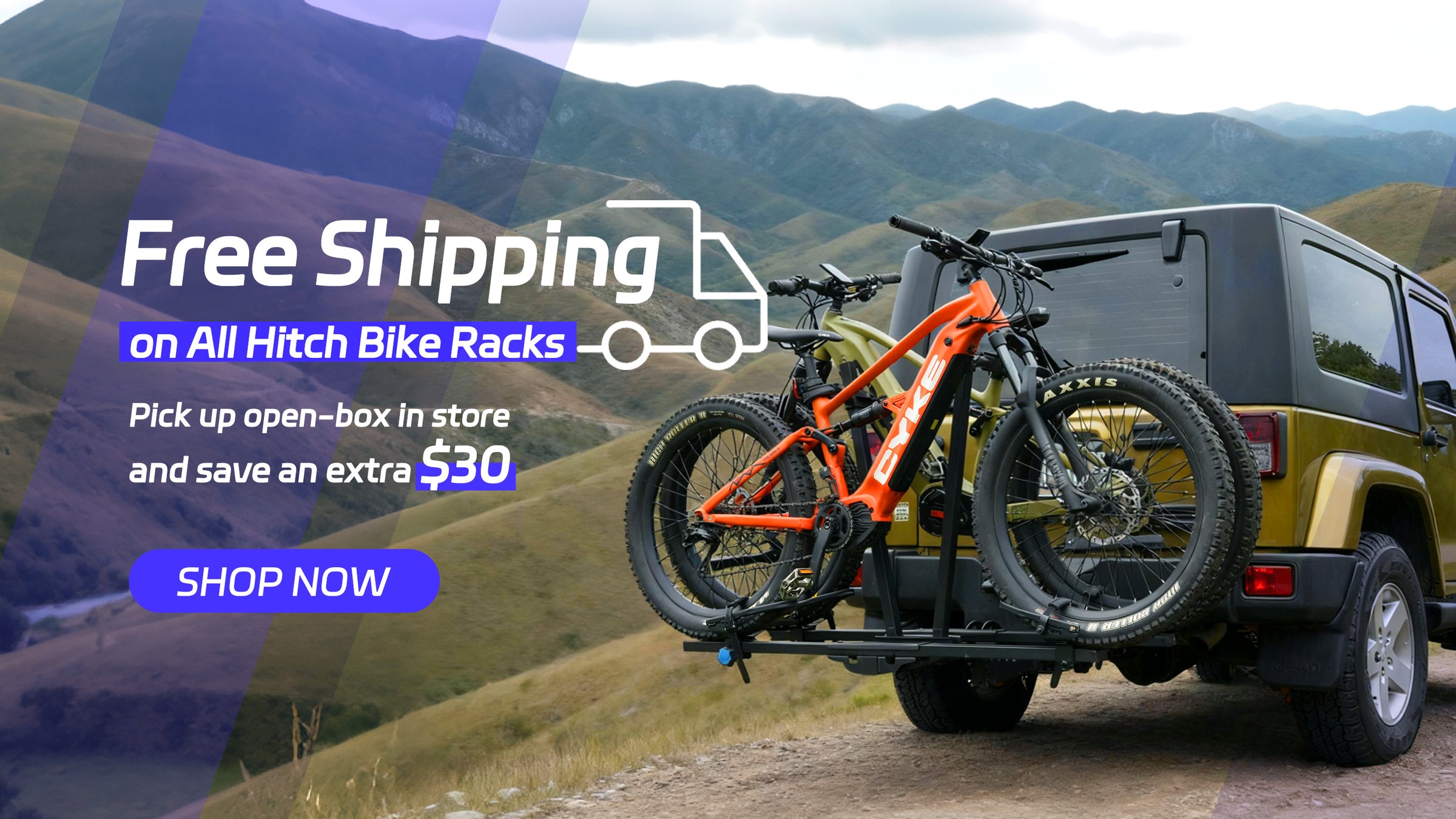 Free shipping bike racks