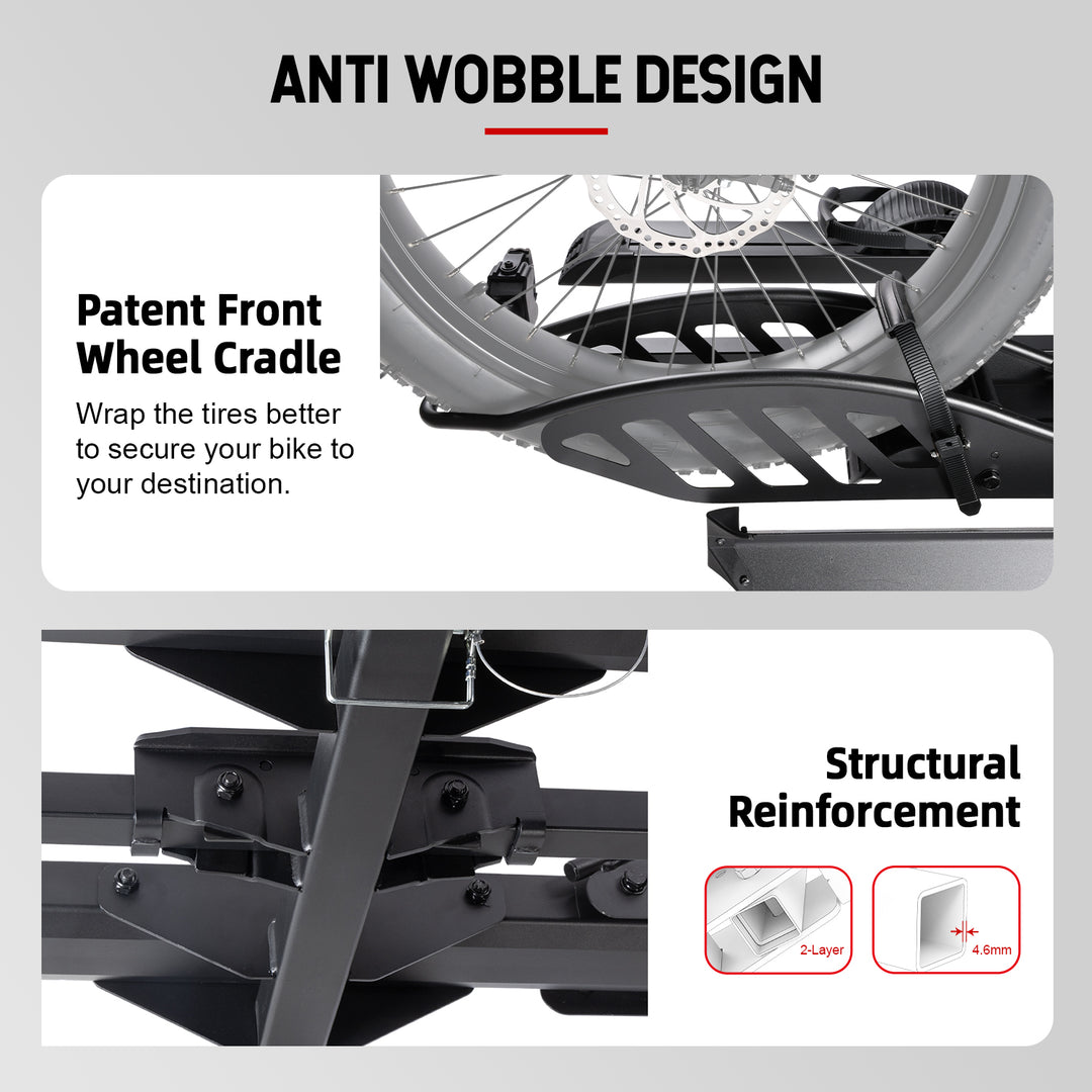 MATE R Foldable Hitch Bike Rack