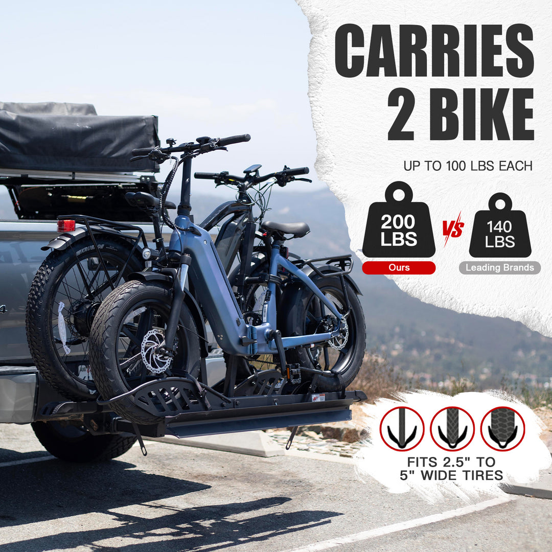 MATE R Foldable Hitch Bike Rack