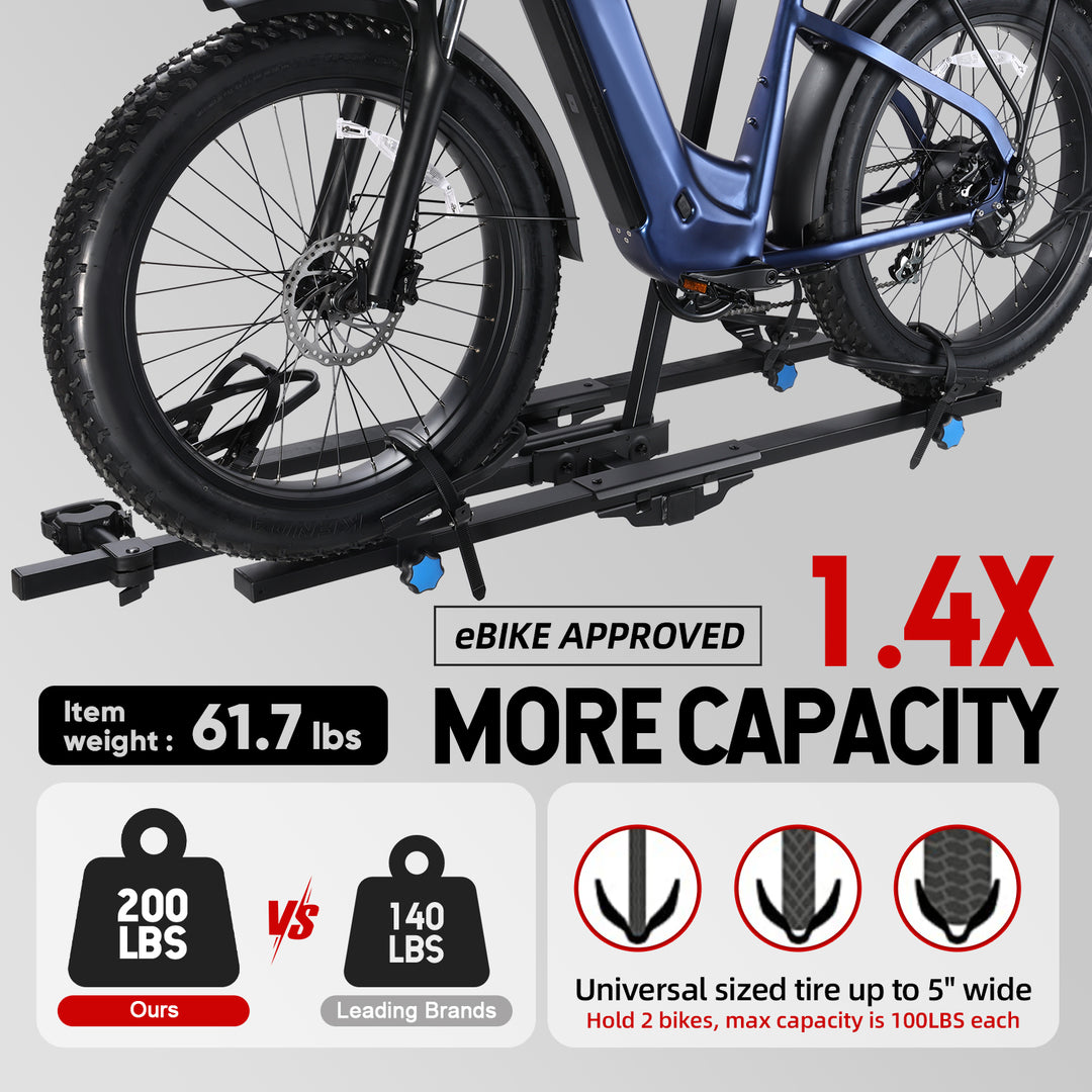 FELLOW Foldable Hitch Bike Rack New Open Box Up to 40% Off