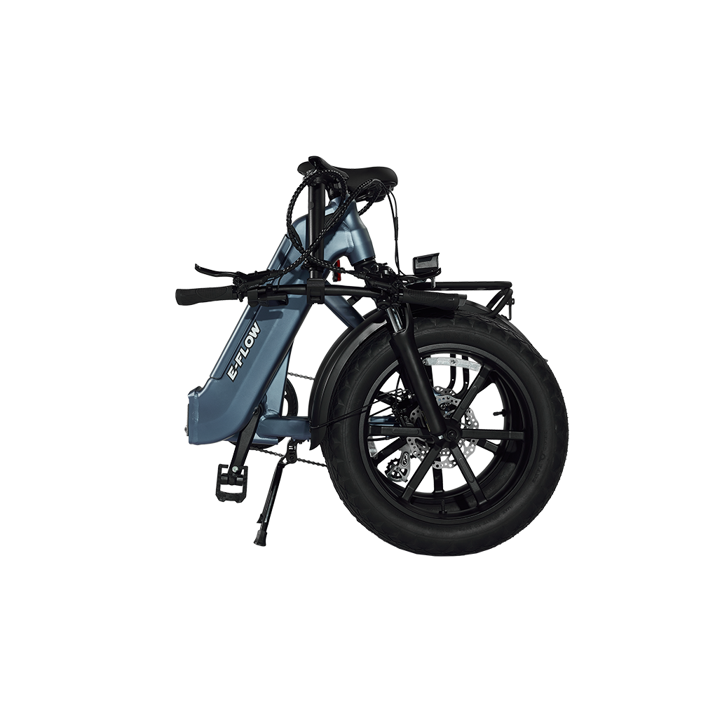 eflow electric bicycle E-Flow Foldable eBike | 20" x 4.0" Fat Tires