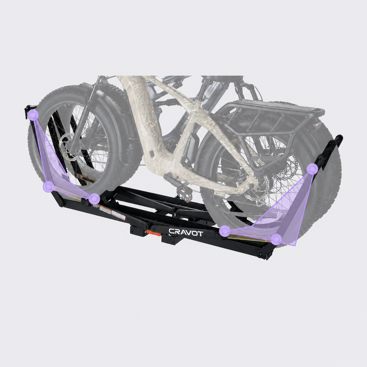 CRAVOT MagRack X2 Foldable Hitch Bike Rack