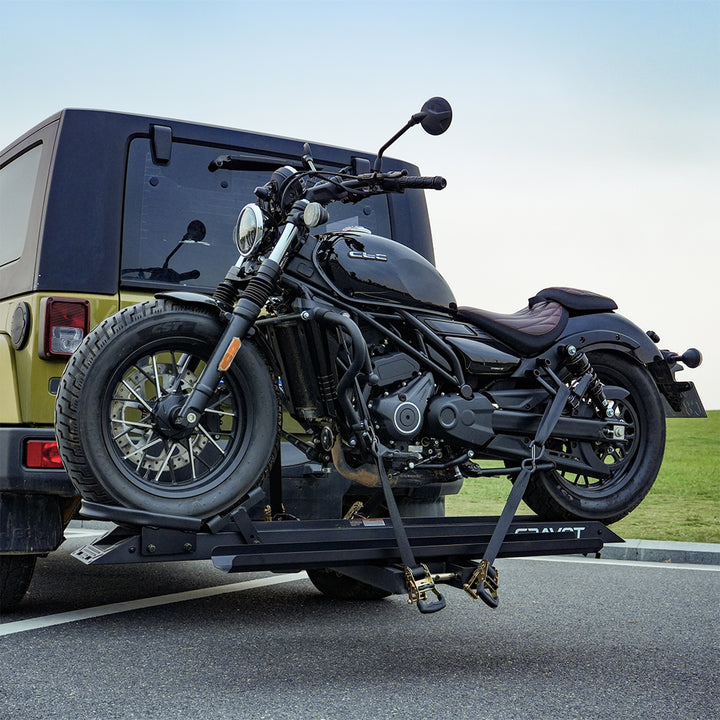 CRAVOT MotoRack M1/M1 Max Heavy Duty Foldable Hitch Motor Bike Rack