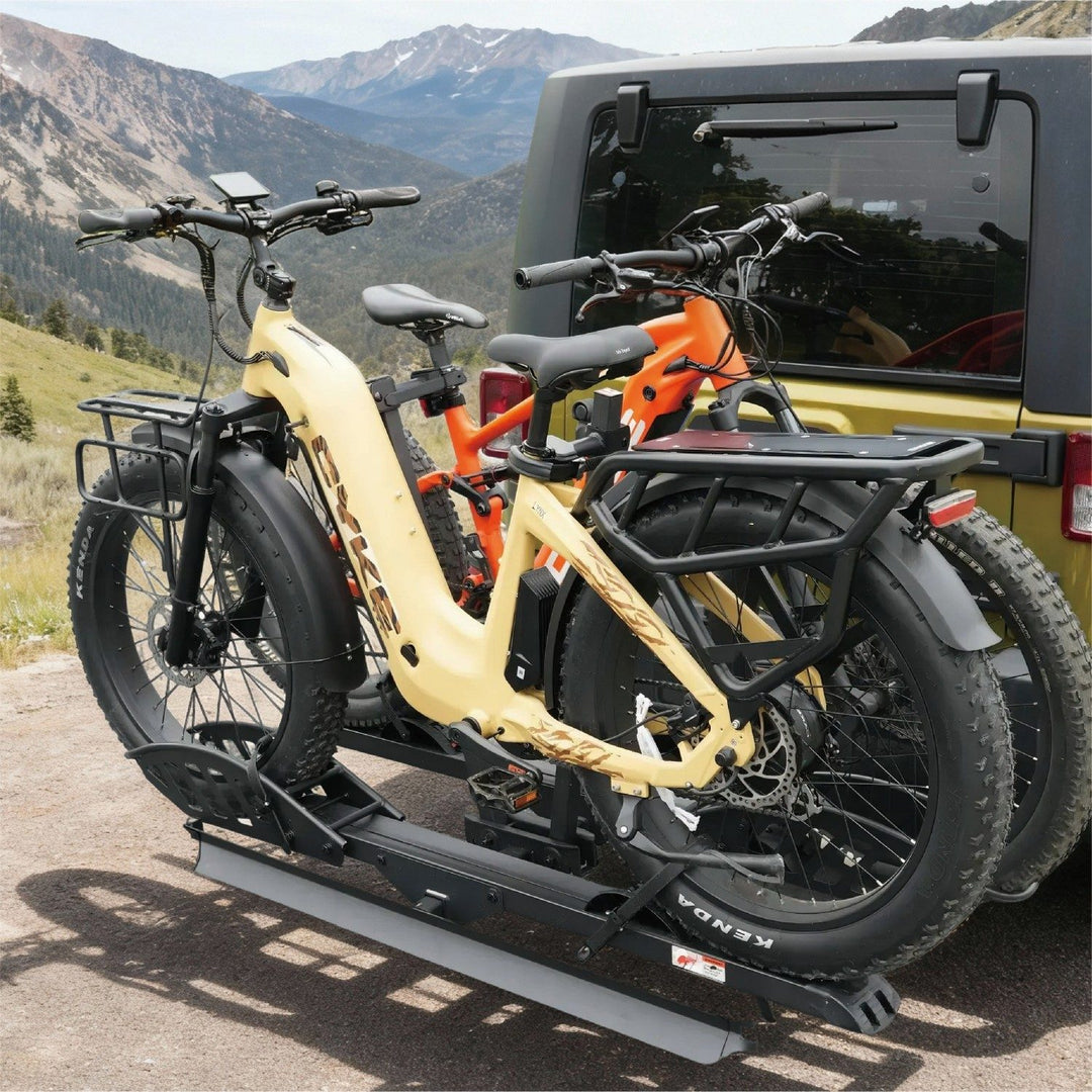Used Bike Racks CRAVOT CyberRack E2 Hitch Bike Rack – 2 E-Bikes, Ramp, 200 lbs ...