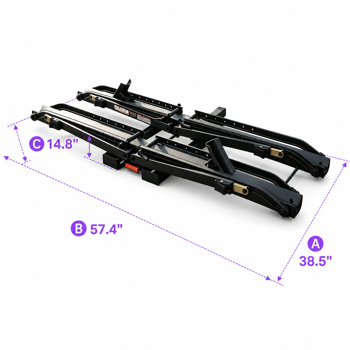 CRAVOT MagRack X2 Foldable Hitch Bike Rack